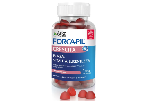 Forcapil Crescita integratore per il benessere dei capelli 60 gommose
