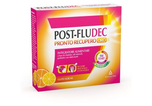 Post-Fludec Pronto Recupero Oro gusto agrumi 12 bustine