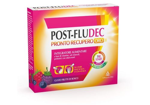 Post-Fludec Pronto Recupero Oro gusto frutti di bosco 12 bustine