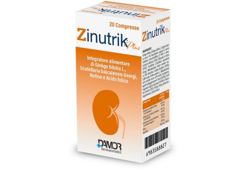 Zinutrik Plus integratore per la circolazione 20 compresse