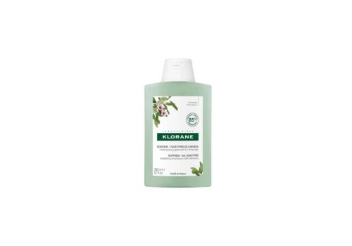 Klorane shampoo dolce al latte di mandorla per tutti i tipi di capelli 200ml