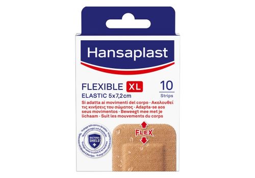 Hansaplast Flaxible xl cerotto elastico 5 x 7,2cm 10 pezzi