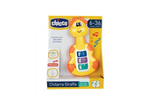 Chicco gioco giraffe guitar italiano inglese