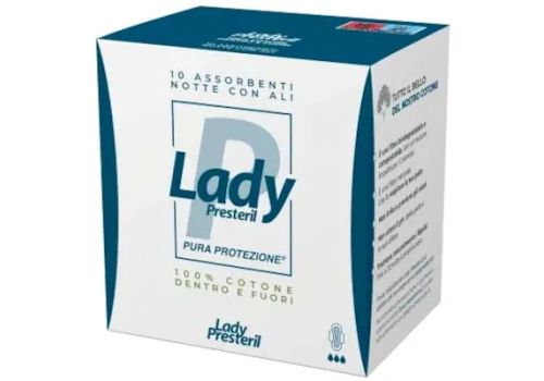 LADY PRESTERIL ASSORBENTI NOTTE CON ALI 10PZ