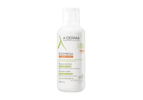 A-Derma Exomega Control emolliente anti-prurito per pelle secca a tendenza atopica balsamo 400ml