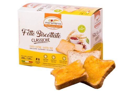 Moramarco ette biscottate classiche senza glutine 200 grammi
