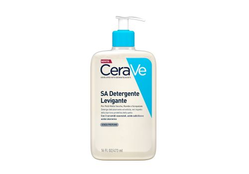 CeraVe Detergente con texture gel non schiumoso che deterge esfolia e leviga la pelle proteggendola 473ml
