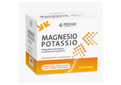 Profar MgK integratore di Sali minerali gusto agrumi 40 bustine
