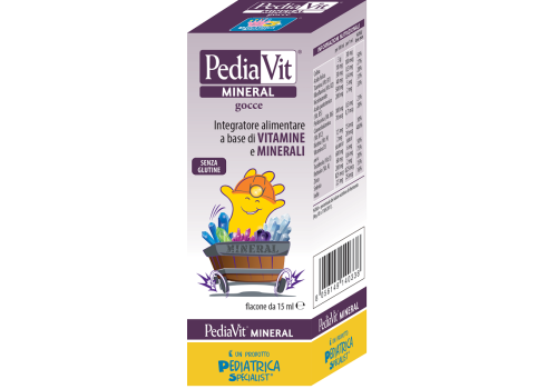 Pediavit Mineral integratore a base di vitamine e minerali gocce orali 15ml