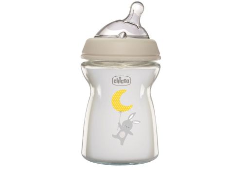 Chicco Naturalfeeling 0m+ biberon in vetro flusso lento 250ml