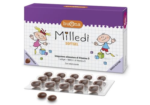 Milledì integratore per ossa e sistema immunitario 30 softgel