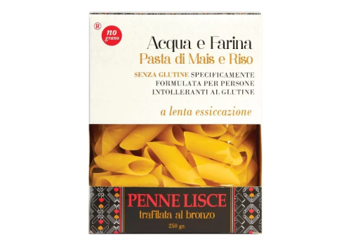 Nutri té penne lisce pasta di mais e riso acqua e farina senza glutine 250 grammi