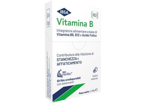 Vitamina B integratore di vitamine del complesso B per stanchezza e affaticamento 30 film orodispersibili