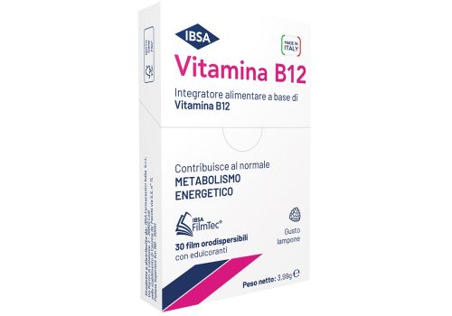 Vitamina B12 integratore per il metabolismo energetico 30 film orodispersibili