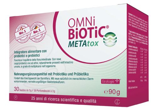 Metatox integratore per il benessere intestinale 30 bustine