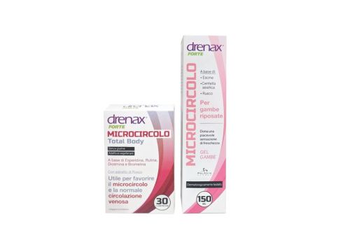DRENAX MICROCIRCOLO 30 COMPRESSE + GEL GAMBE MICROCIRCOLO 150ML
