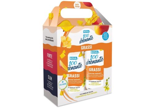 Nova100 drenante grassi gusto mango bipack 2 x 300ml