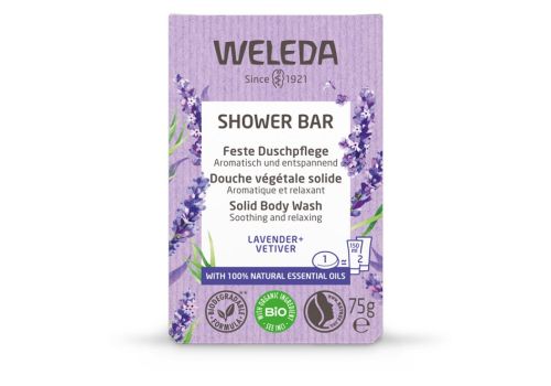 WELEDA BAGNO DOCCIA SOLIDO LAVANDA + VETIVER 75G