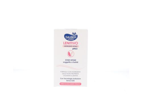 SAUBER DETERGENTE INTIMO LENITIVO PH 4.5 200ML