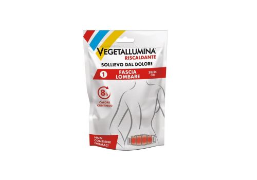 Vegetallumina fascia lombare riscaldante per i dolori 39 x 14cm 1 pezzo