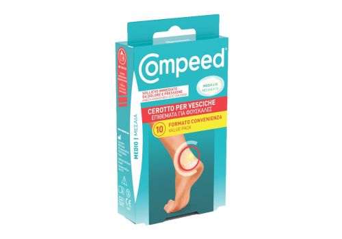 Compeed cerotti protettivi per vesciche misura media 10 pezzi