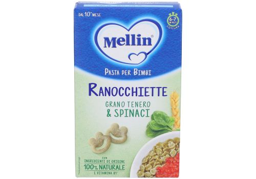 Mellin ranocchiette grano tenero & spinaci 280 grammi