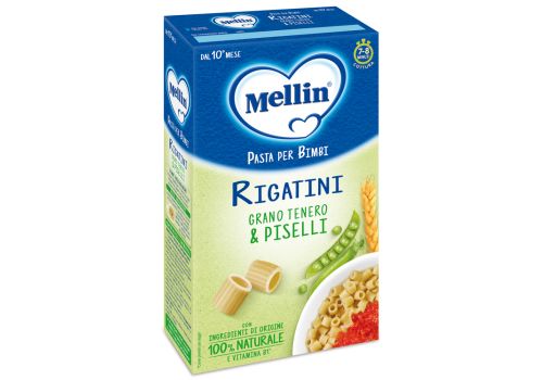 Mellin pasta per bimbi rigatini grano tenero e piselli 280 grammi