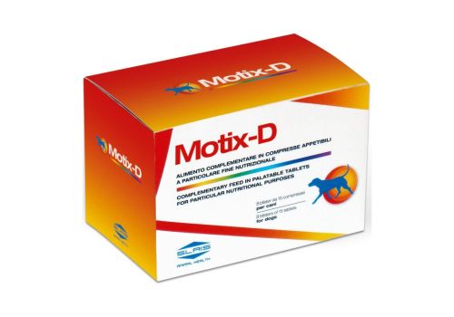 Motix-D mangime complementare per il supporto del metabolismo articolare del cane 120 compresse appetibili