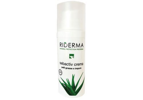 Riderma Sebactiv crema riequilibrante per pelle grassa e impura 50ml