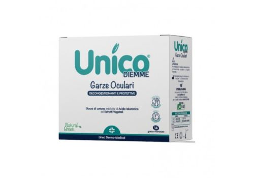 Unico garze oculari decongestionanti e protettive 14 garze monouso