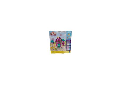 Hasbro Play-Doh builder castel playset con plastilina colori assortiti 9 vasetti