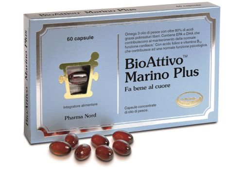 Bio Attivo Marino Plus integratore per il benessere del cuore 60 capsule