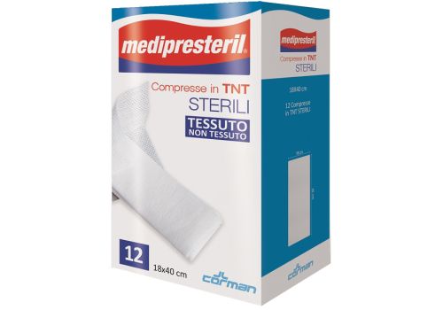 MEDIPRESTERIL COMPRESSE STERILI IN TNT 18X40CM 12PZ