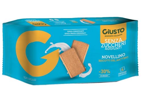 Giusto Novellino biscotti del mattino senza zuccheri aggiunti 350grammi
