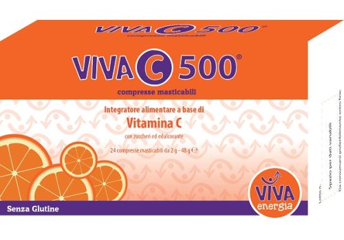 Viva C 500 integratore per il sistema immunitario e la pelle 15 flaconcini x 10ml