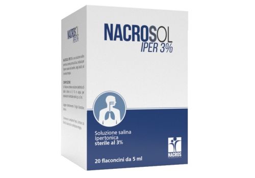 Nacrosol Iper 3% soluzione ipertonica per la congestione nasale 20 flaconcini 5ml