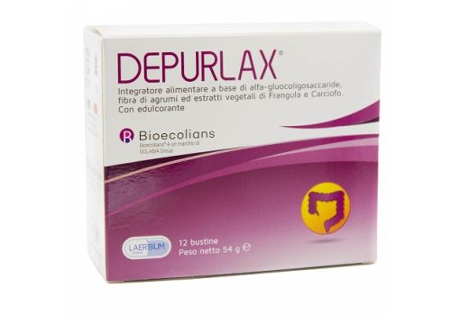 Depurlax integratore per la regolarità del transito intestinale 12 bustine