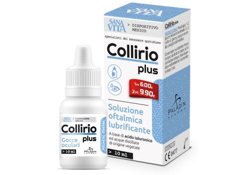 SANAVITA COLLIRIO PLUS SOLUZIONE OFTALMICA LUBRIFICANTE 10ML