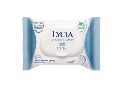 Lycia salviettine struccanti per pelli normali 20 pezzi