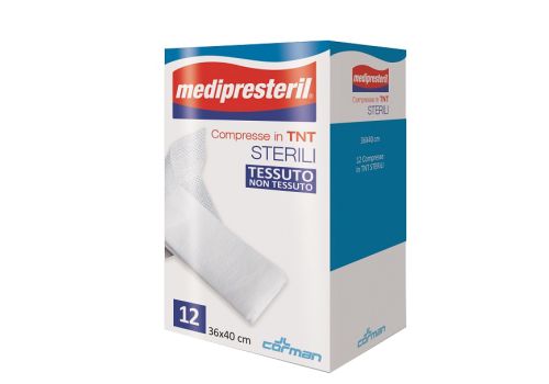 MEDIPRESTERIL COMPRESSE STERILI IN TNT 36X40CM 12PZ
