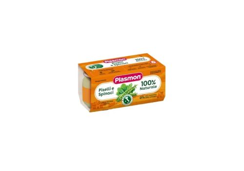 Plasmon piselli e spinaci omogeneizato 2 x 80 grammi