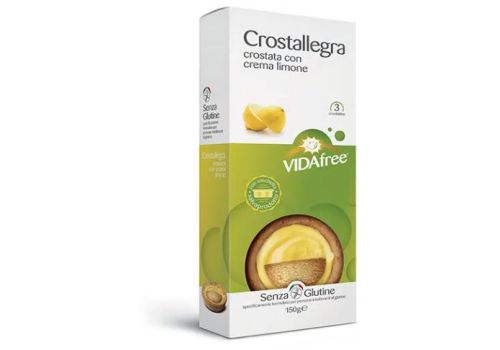 Vidafree crostallegra crema al limone senza glutine 180 grammi