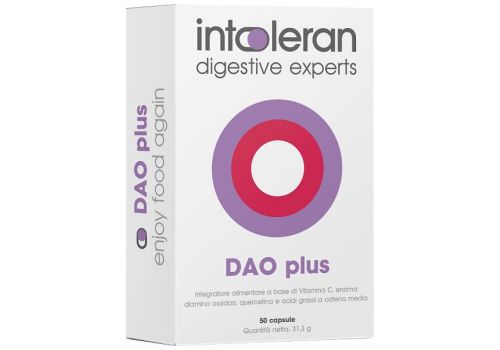 Intoleran Dao Plus integratore per il sistema digerente 50 capsule