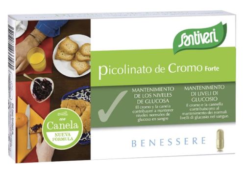 Picolinato di cromo forte integratore per il controllo della glicemia 40 capsule