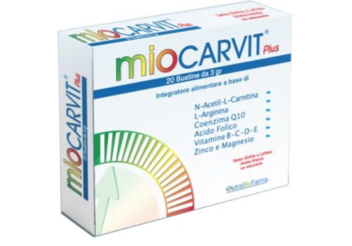 Miocarvit Plus integratore per il sostegno energetico 20 bustine 