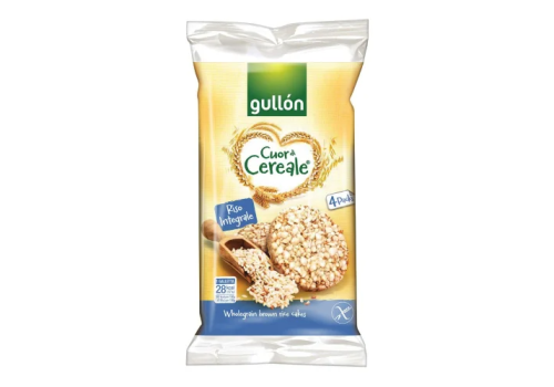Gullon Cuor di Cereale gallette di riso integrale senza glutine 115 grammi
