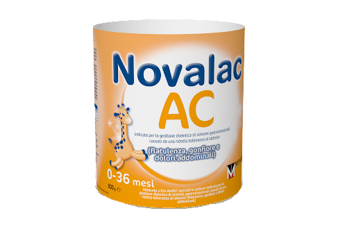 Novalac AC latte per flatulenza gonfiore e dolori addominali dei bambini polvere 800 grammi
