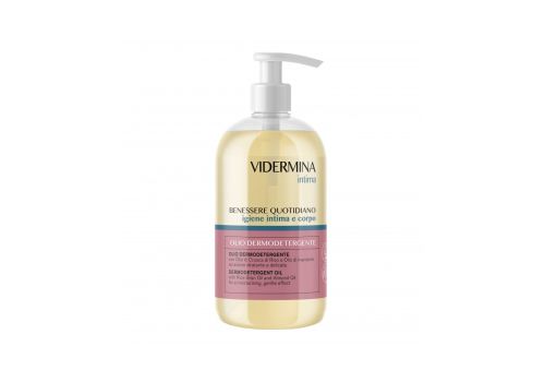 Vidermina intima idratante e delicato per igiene intima e corpo olio detergente 500ml