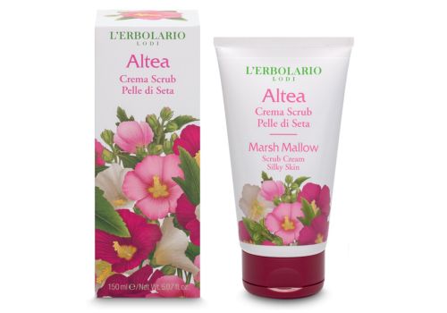 L'Erbolario altea crema scrub pelle di seta esfoliante 150ml