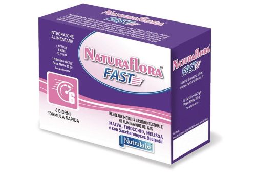 Naturaflora Fast integratore per l'equilibrio intestinale 12 bustine